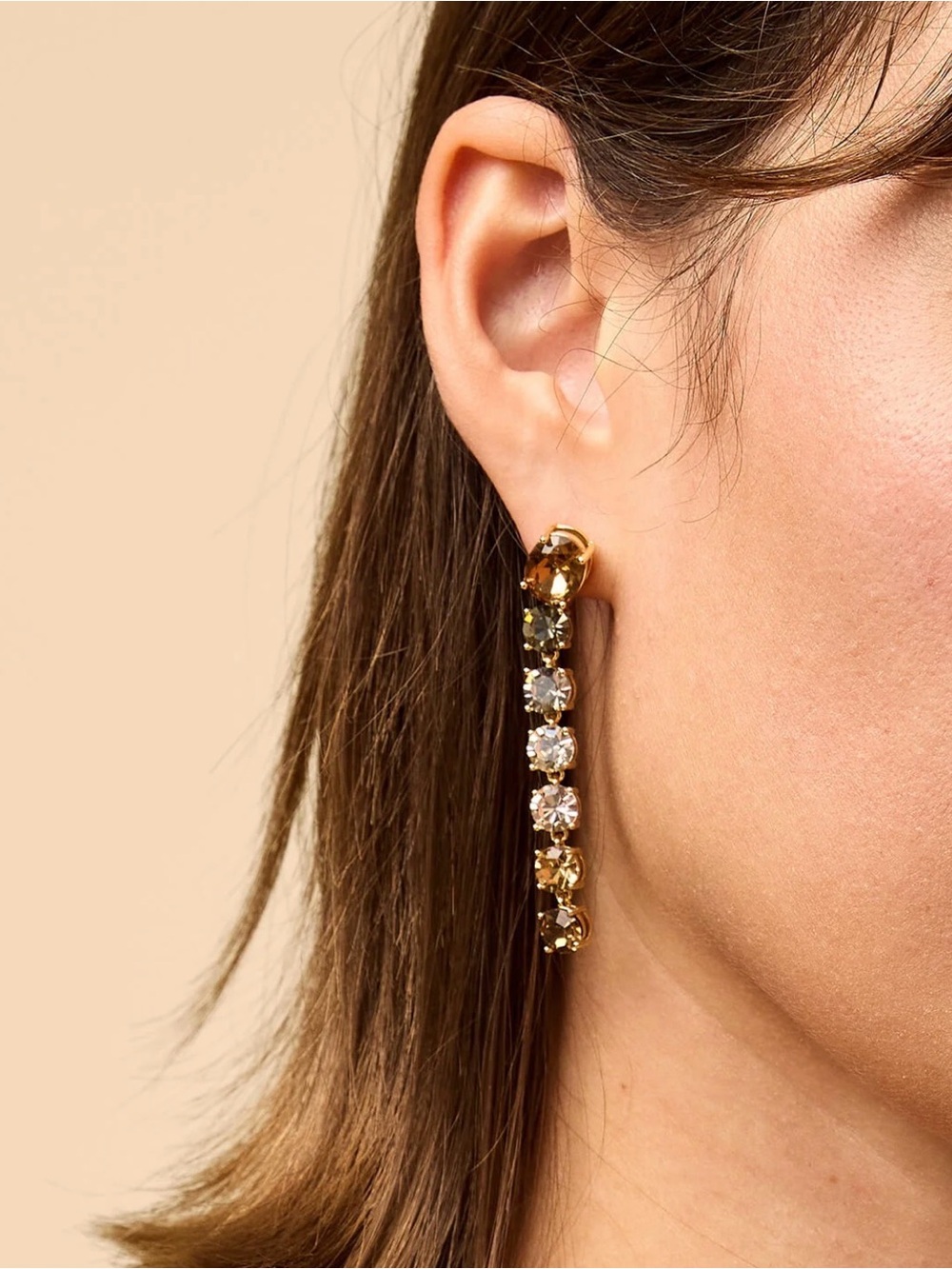 Spartina 449 Ombré Linear Gem Earrings